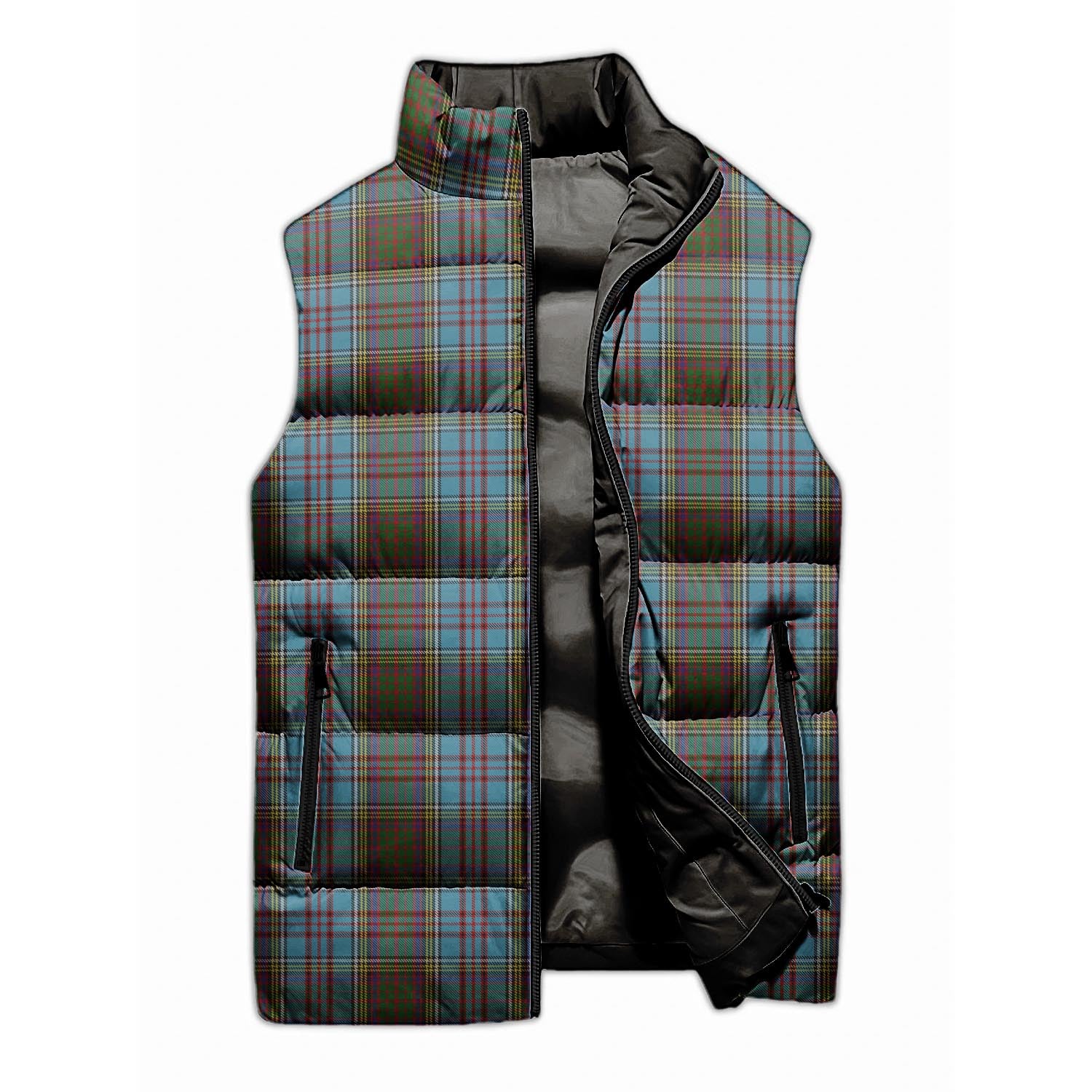 Anderson Tartan Sleeveless Puffer Jacket - Tartanvibesclothing