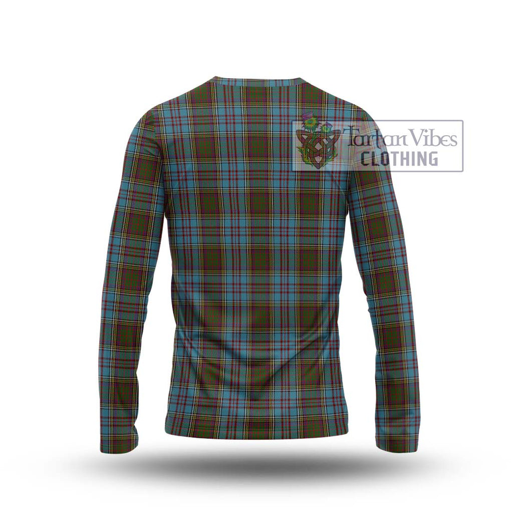 Anderson Tartan Long Sleeve T-Shirt with Family Crest DNA In Me Style - Tartanvibesclothing Shop