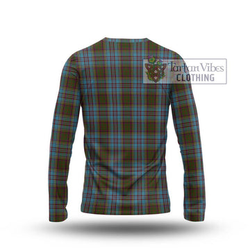 Anderson Tartan Long Sleeve T-Shirt with Family Crest DNA In Me Style