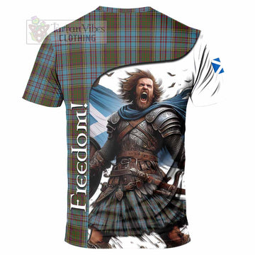 Anderson Crest Tartan T-Shirt Inspired by the Freedom of Scottish Warrior