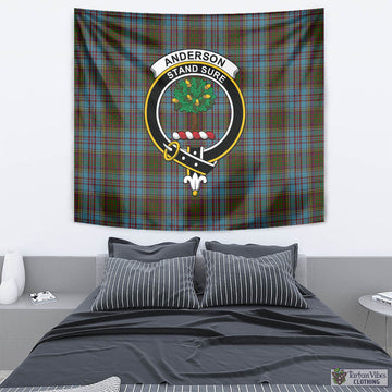 Anderson Tartan Tapestry Wall Hanging and Home Decor for Room with Family Crest