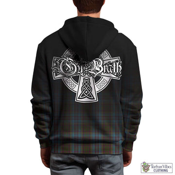 Anderson Tartan Hoodie Featuring Alba Gu Brath Family Crest Celtic Inspired