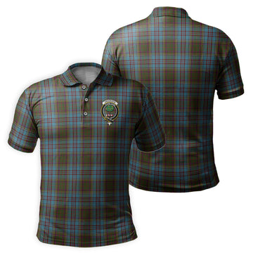 Anderson Tartan Men's Polo Shirt with Family Crest