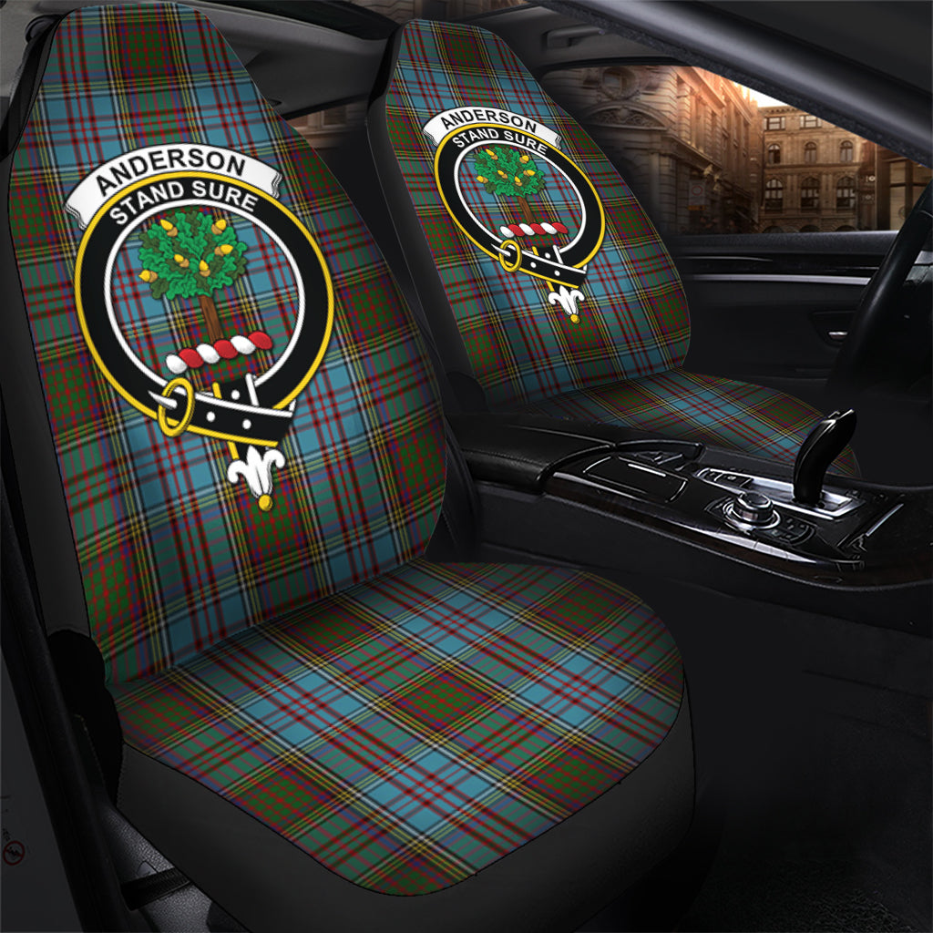 Anderson Tartan Car Seat Cover with Family Crest - Tartanvibesclothing