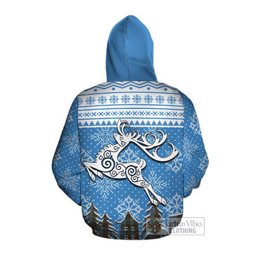 Anderson Clan Christmas Cotton Hoodie Celtic Reindeer Style