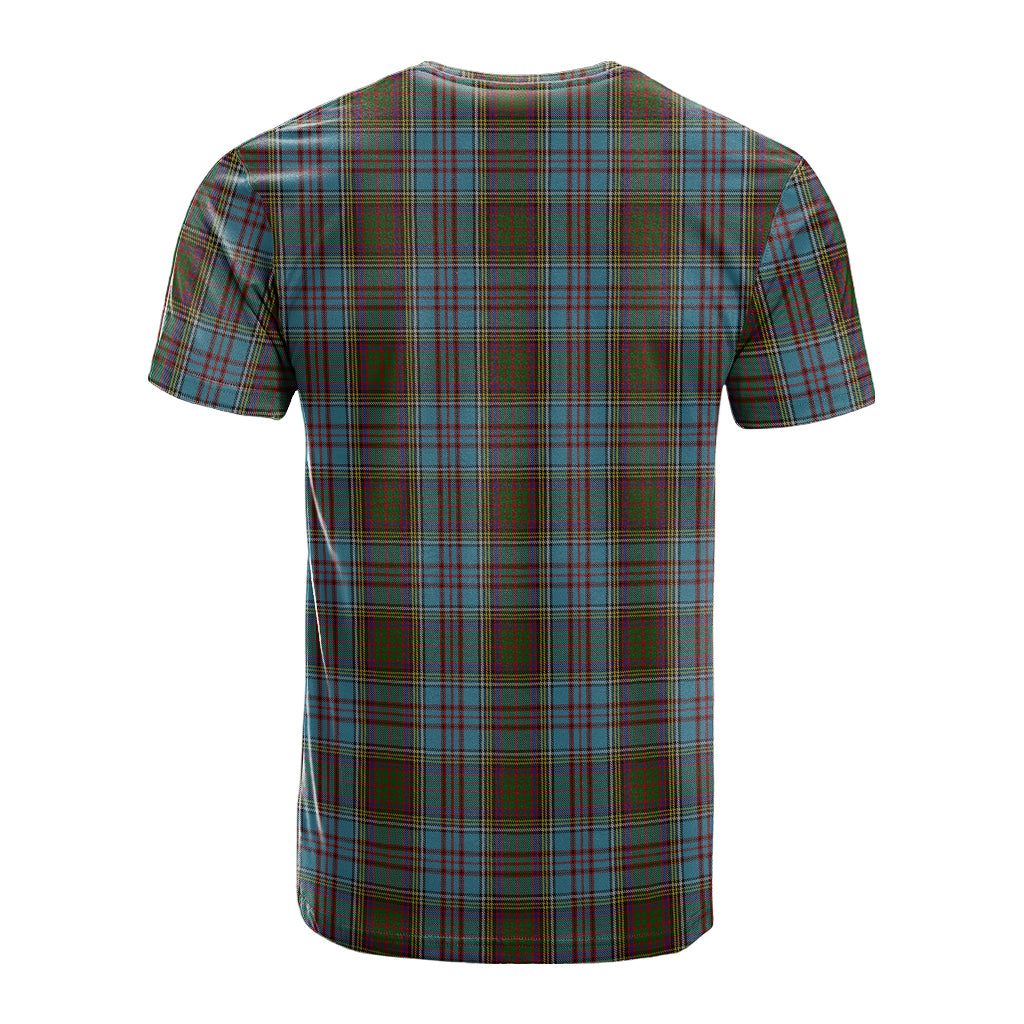 Anderson Tartan T-Shirt with Family Crest - Tartan Vibes Clothing