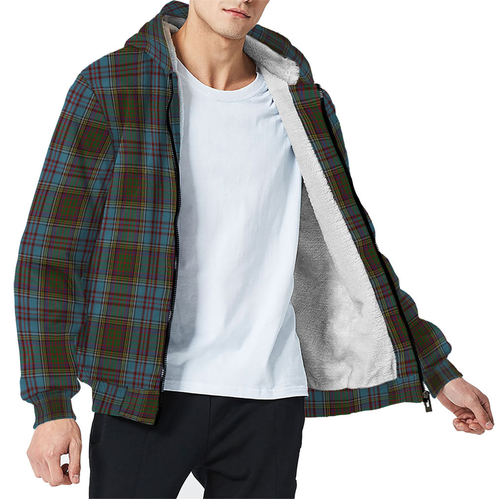 Anderson Tartan Sherpa Hoodie - Tartanvibesclothing