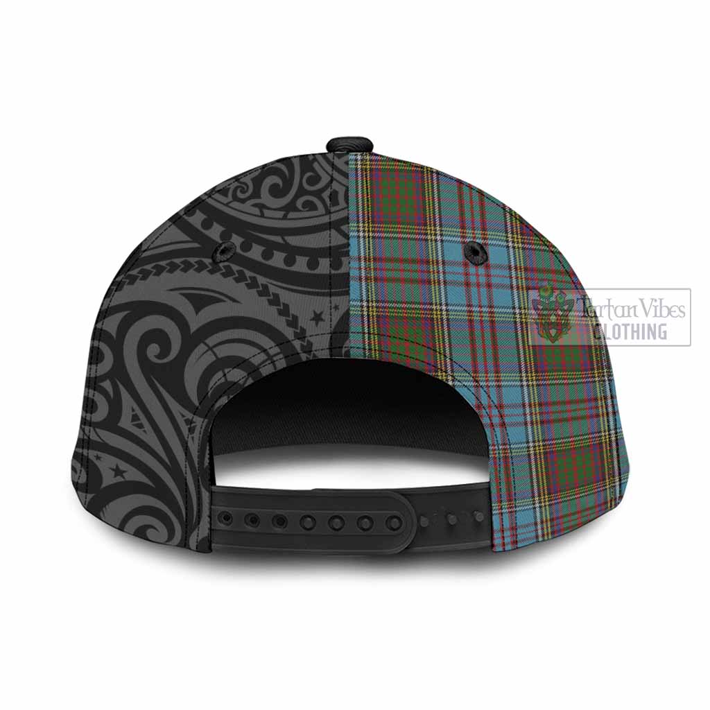 Tartan Vibes Clothing Anderson Tartan Classic Cap with New Zealand Silver Fern Half Style