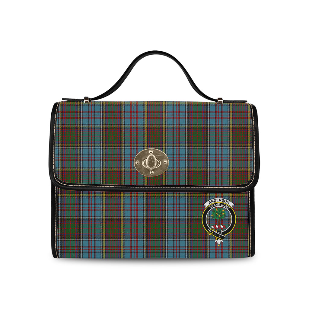 Anderson Tartan Waterproof Canvas Bag with Family Crest - Tartan Vibes Clothing