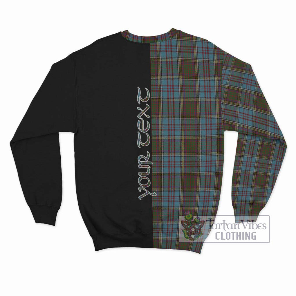 Anderson Tartan Sweatshirt with Family Crest and Half Of Me Style - Tartanvibesclothing Shop