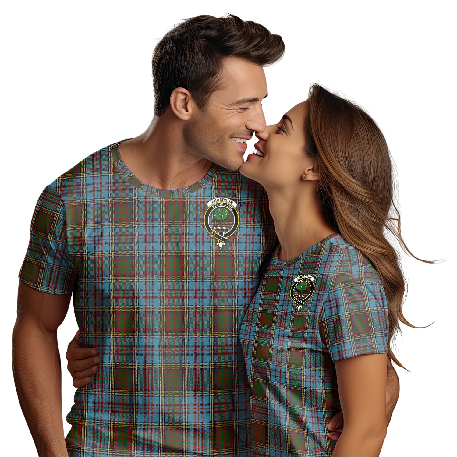 Anderson Tartan T-Shirt with Family Crest - Tartan Vibes Clothing