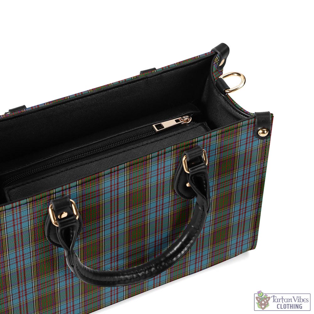 Anderson Tartan Luxury Leather Handbags - Tartan Vibes Clothing