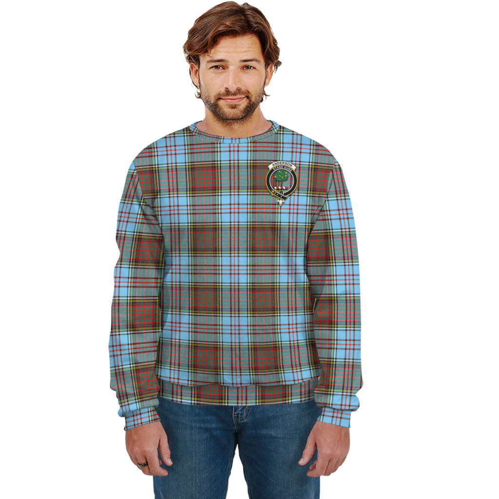 Anderson Ancient Tartan Sweatshirt with Family Crest Unisex - Tartan Vibes Clothing