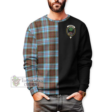 Anderson Ancient Tartan Sweatshirt with Family Crest and Half Of Me Style