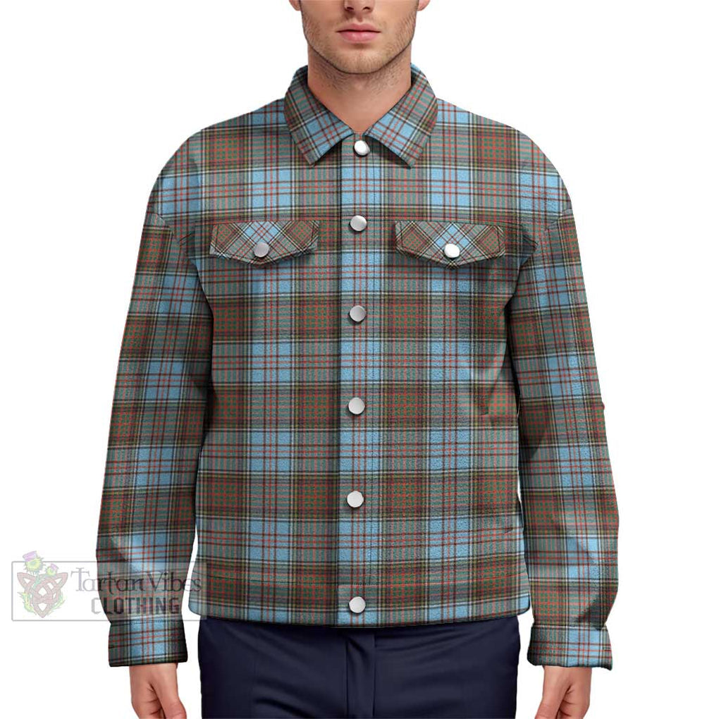 Anderson Ancient Tartan Unisex Lapel Cotton Jacket Unisex - Tartan Vibes Clothing