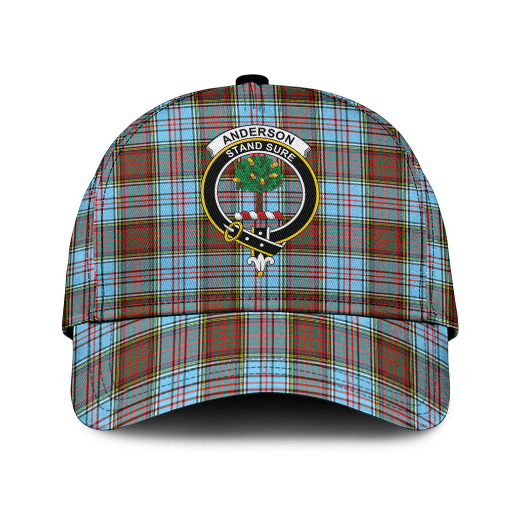 Anderson Ancient Tartan Classic Cap with Family Crest Classic Cap Universal Fit - Tartanvibesclothing