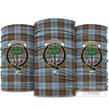 Anderson Ancient Tartan Neck Gaiters, Tartan Bandanas, Tartan Head Band with Family Crest