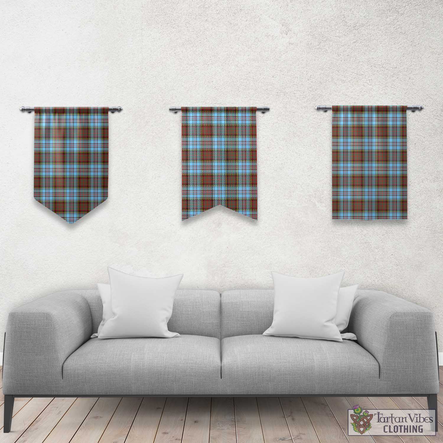 Tartan Vibes Clothing Anderson Ancient Tartan Gonfalon, Tartan Banner