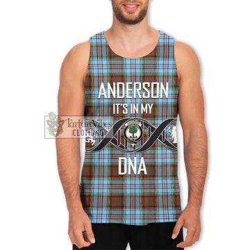 Anderson Ancient Tartan Men's Tank Top with Family Crest DNA In Me Style