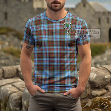 Anderson Ancient Tartan Cotton T-Shirt with Family Crest