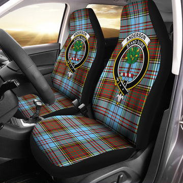 Anderson Ancient Tartan Car Seat Cover with Family Crest