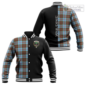 Anderson Ancient Tartan Baseball Jacket with Family Crest and Half Of Me Style