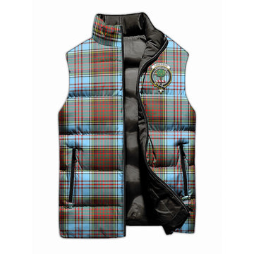 Anderson Ancient Tartan Sleeveless Puffer Jacket with Family Crest