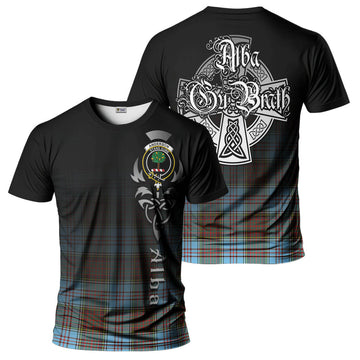 Anderson Ancient Tartan T-Shirt Featuring Alba Gu Brath Family Crest Celtic Inspired