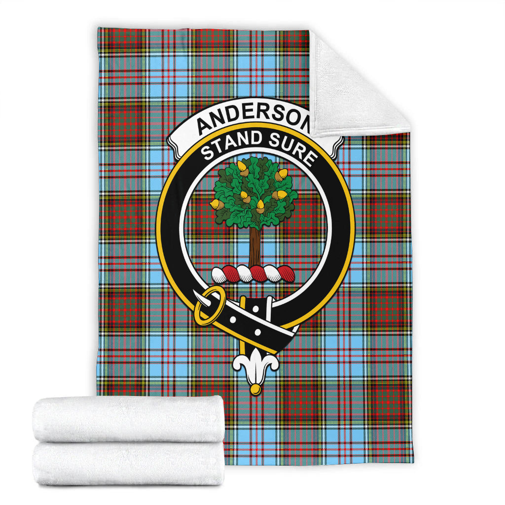 Anderson Ancient Tartan Blanket with Family Crest - Tartan Vibes Clothing