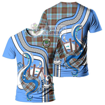 Anderson Ancient Tartan T-Shirt with Epic Bagpipe Style