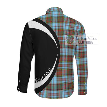 Anderson Ancient Tartan Long Sleeve Button Up with Family Crest Circle Style