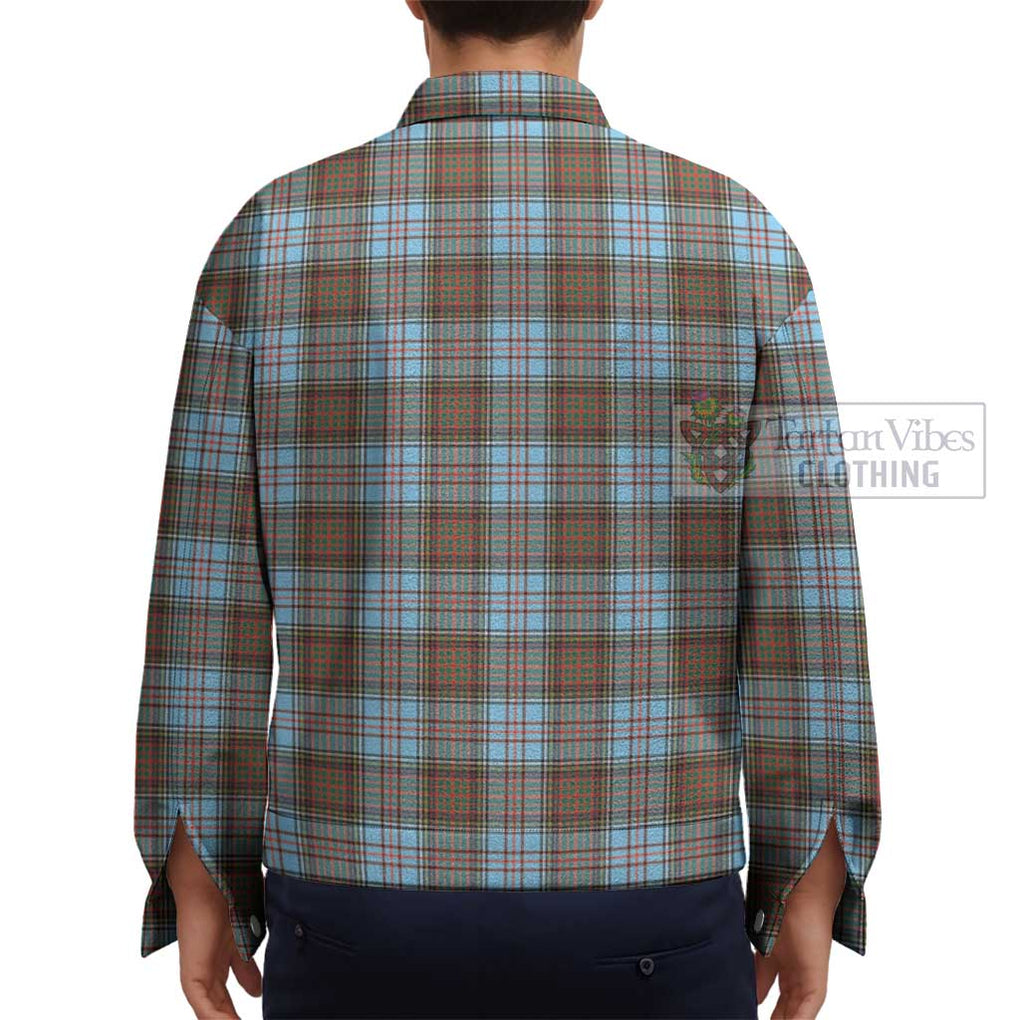 Anderson Ancient Tartan Unisex Lapel Cotton Jacket - Tartan Vibes Clothing