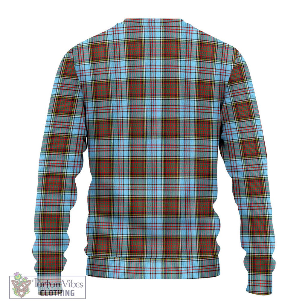 Anderson Ancient Tartan Knitted Sweater with Family Crest DNA In Me Style - Tartanvibesclothing Shop