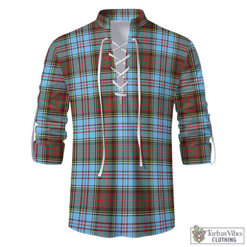 Anderson Ancient Tartan Men's Scottish Traditional Jacobite Ghillie Kilt Shirt