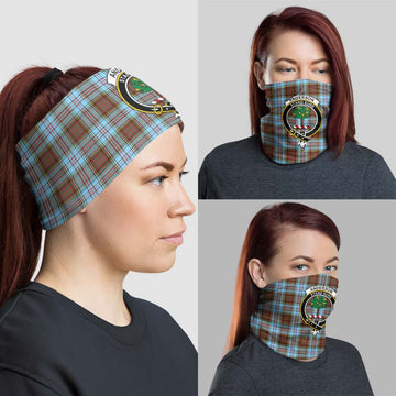 Anderson Ancient Tartan Neck Gaiters, Tartan Bandanas, Tartan Head Band with Family Crest