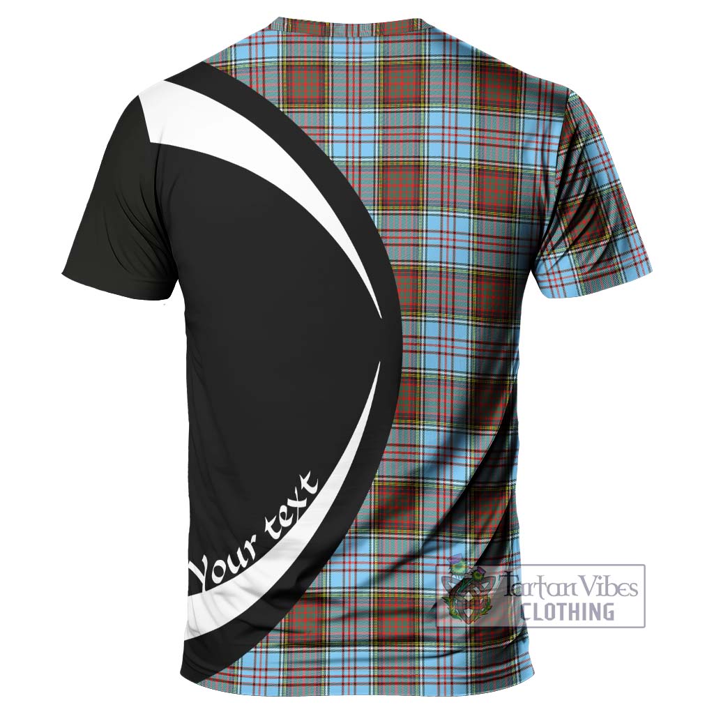 Tartan Vibes Clothing Anderson Ancient Tartan T-Shirt with Family Crest Circle Style