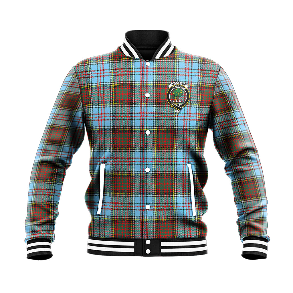 Anderson Ancient Tartan Baseball Jacket with Family Crest - Tartan Vibes Clothing