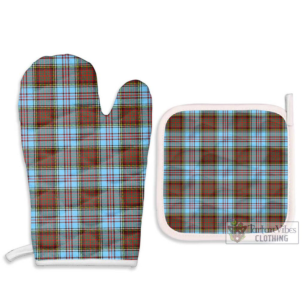 Anderson Ancient Tartan Combo Oven Mitt & Pot-Holder Combo 1 Oven Mitt & 2 Pot-Holder White - Tartan Vibes Clothing