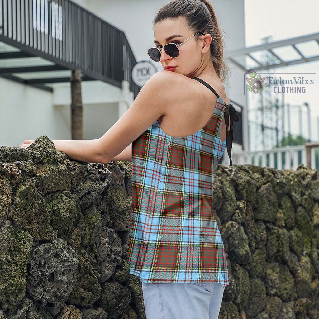 Tartan Vibes Clothing Anderson Ancient Tartan Loose Halter Neck Camisole