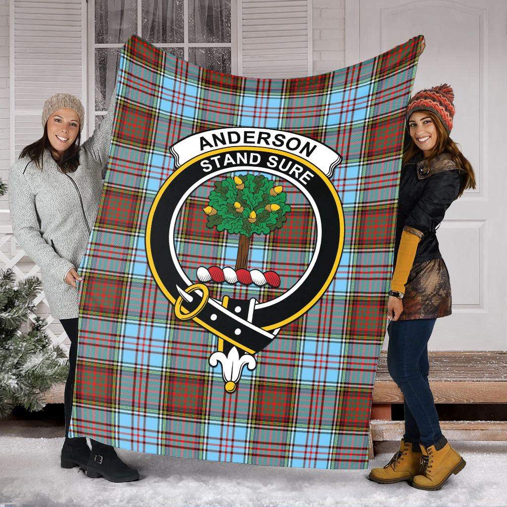 Anderson Ancient Tartan Blanket with Family Crest - Tartan Vibes Clothing