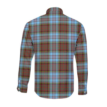 Anderson Ancient Tartan Long Sleeve Button Up Shirt with Family Crest