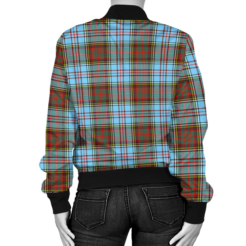 Anderson Ancient Tartan Bomber Jacket with Family Crest - Tartanvibesclothing