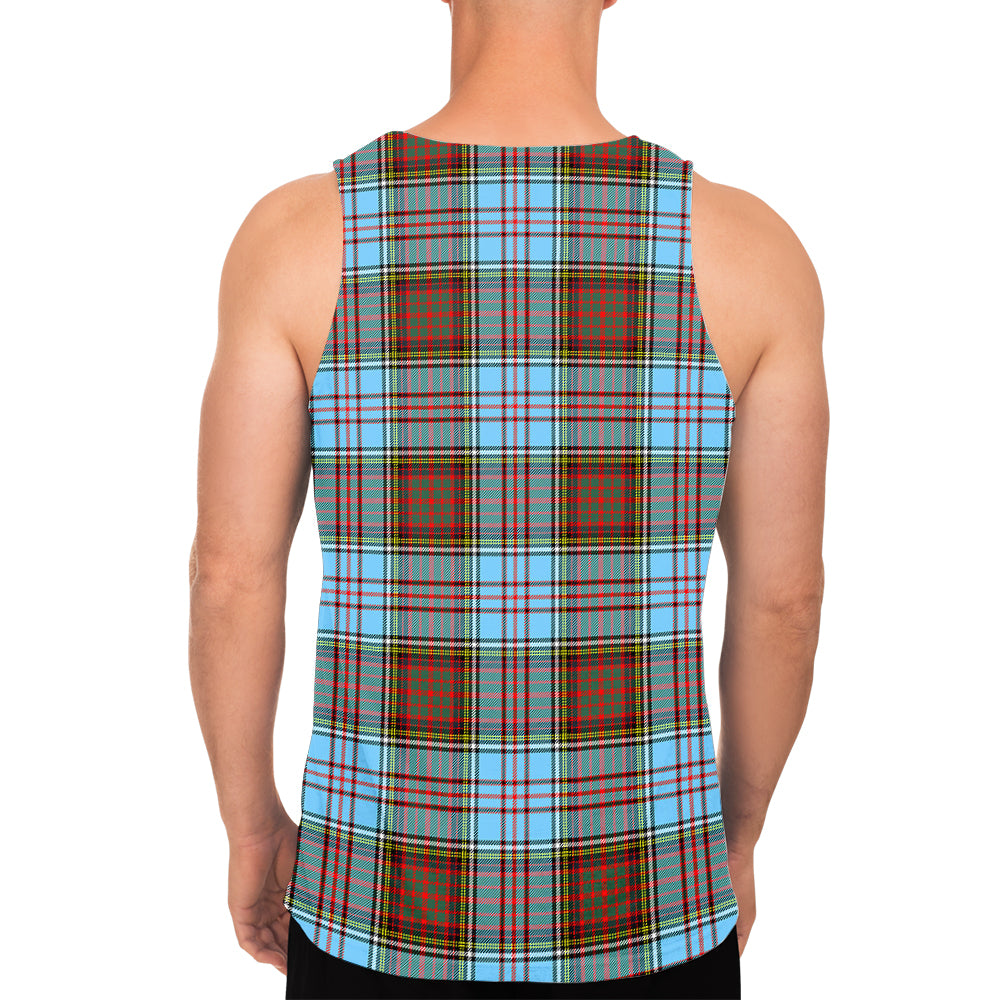 Anderson Ancient Tartan Mens Tank Top with Family Crest - Tartanvibesclothing