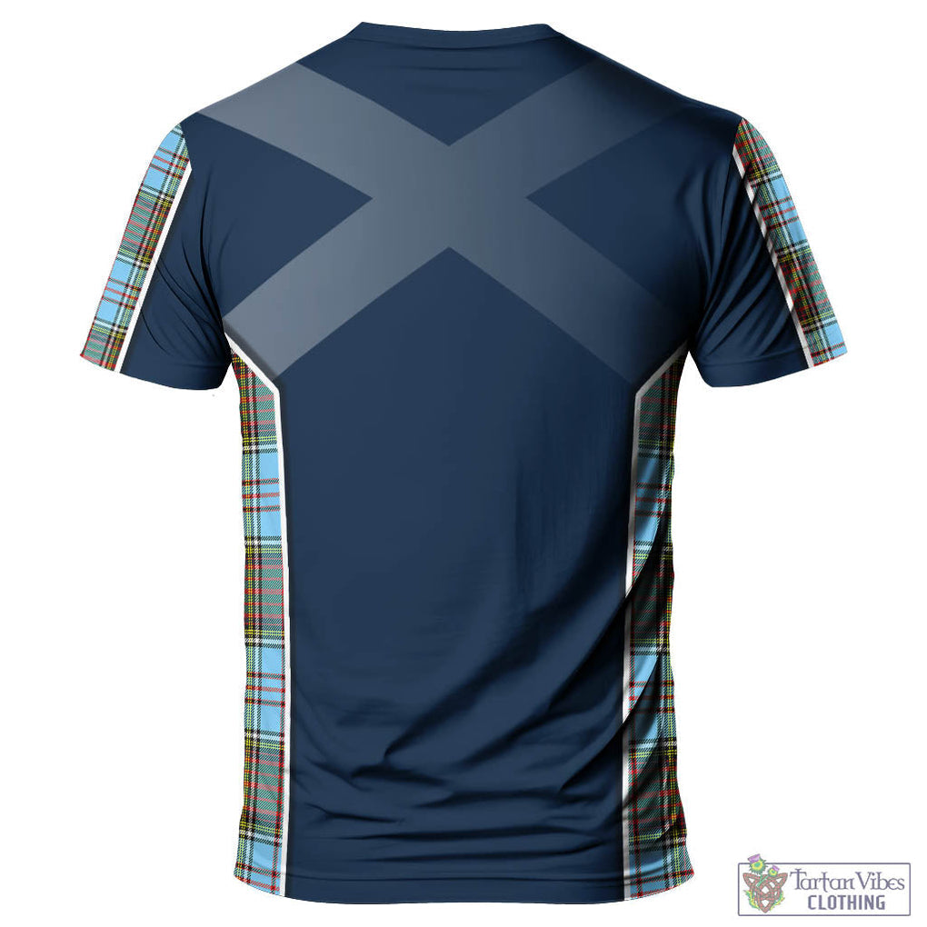 Tartan Vibes Clothing Anderson Ancient Tartan T-Shirt with Family Crest and Scottish Thistle Vibes Sport Style