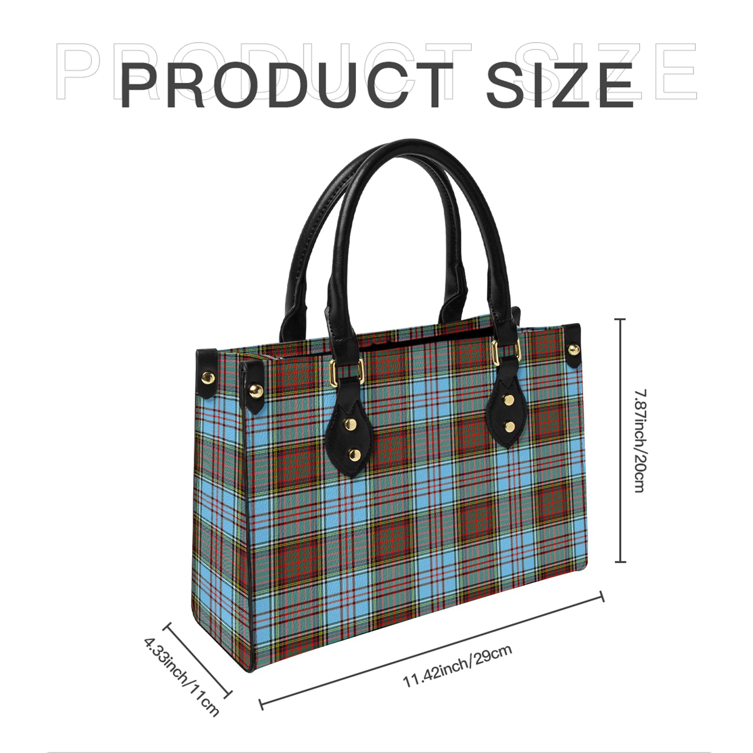 Anderson Ancient Tartan Leather Bag - Tartanvibesclothing