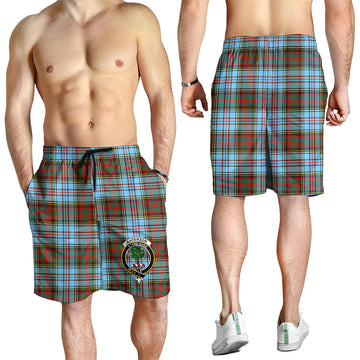 Anderson Ancient Tartan Mens Shorts with Family Crest