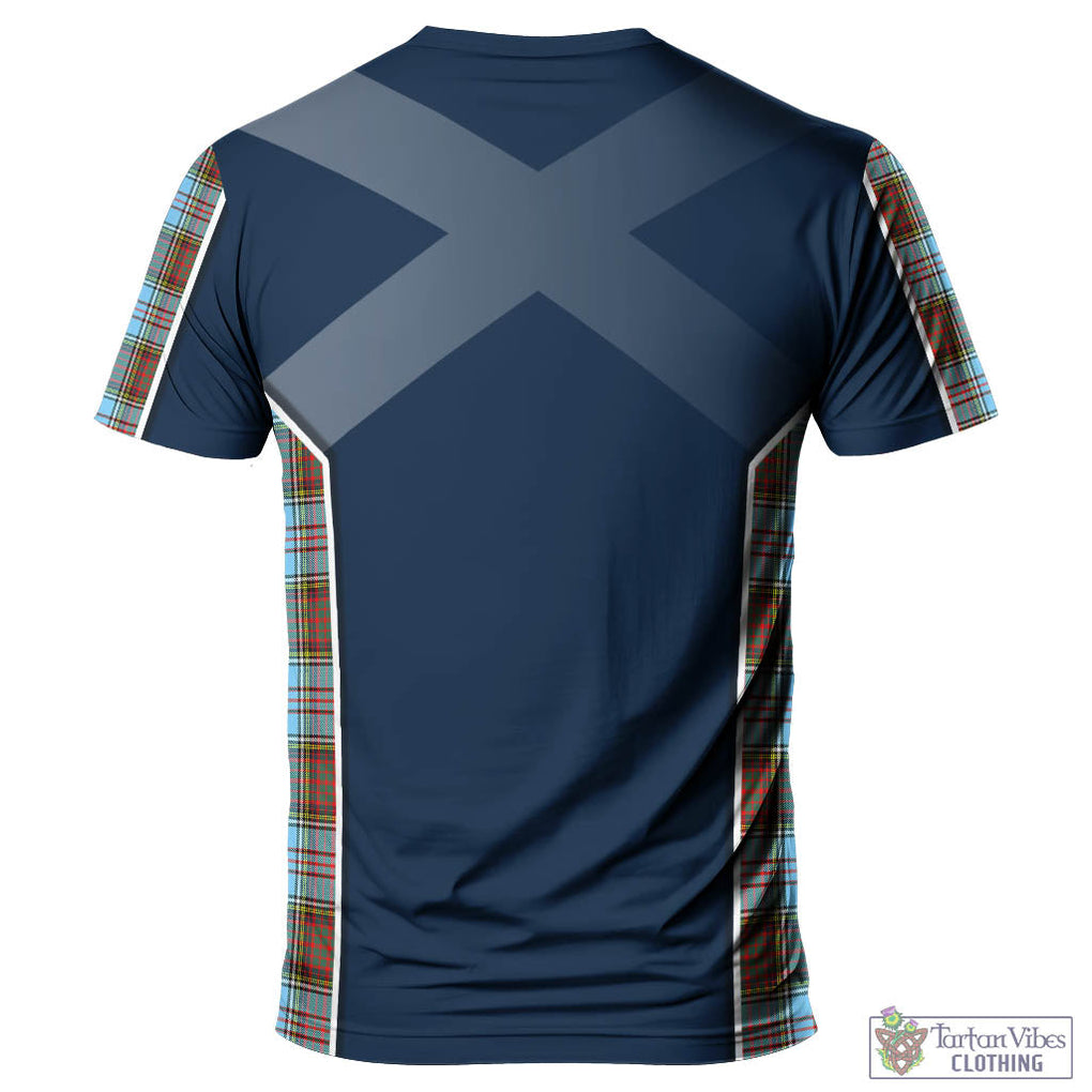 Tartan Vibes Clothing Anderson Ancient Tartan T-Shirt with Family Crest and Lion Rampant Vibes Sport Style