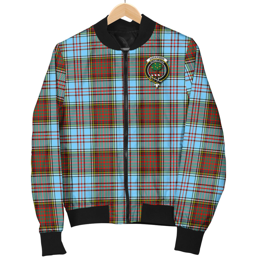 Anderson Ancient Tartan Bomber Jacket with Family Crest - Tartanvibesclothing