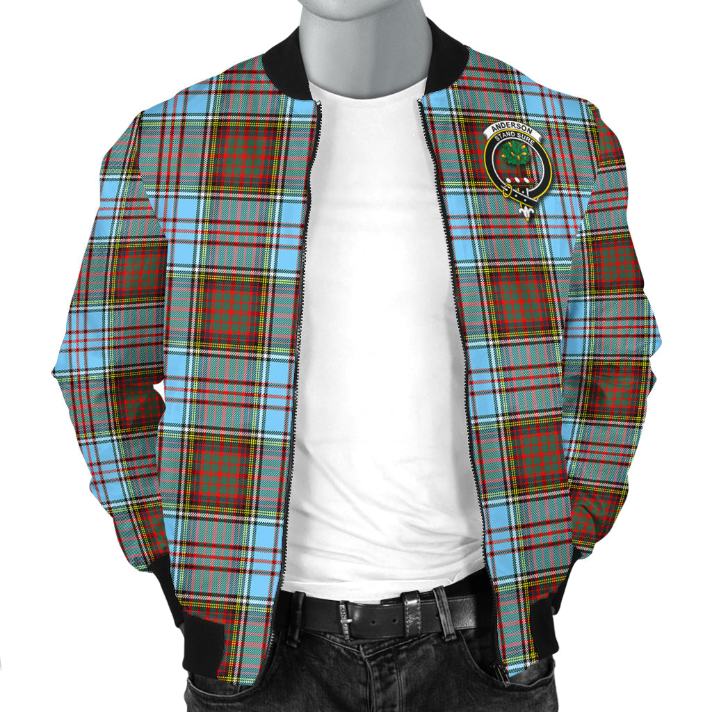 Anderson Ancient Tartan Bomber Jacket with Family Crest - Tartanvibesclothing