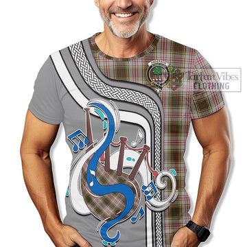 Anderson Dress Tartan T-Shirt with Epic Bagpipe Style